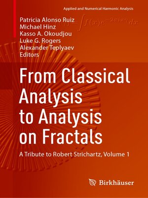 cover image of From Classical Analysis to Analysis on Fractals